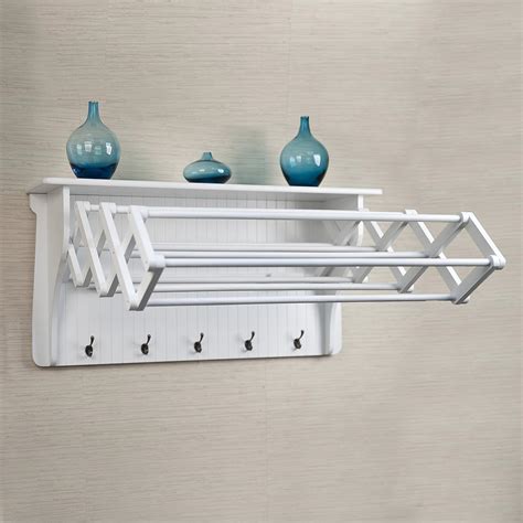 Wooden Wall Mounted Clothes Drying Rack Drying Racks For Clothes