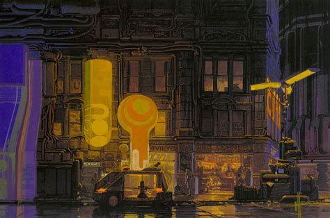 Сoncept Art For Blade Runner By Syd Mead 1982 Blog