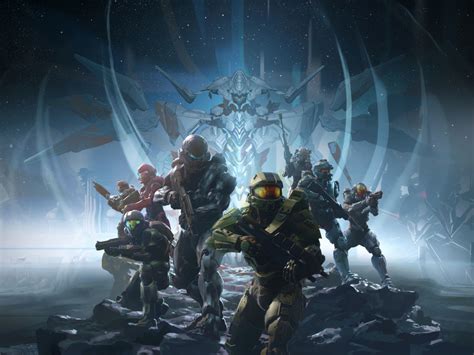 Wallpaper Halo 5 Guardians Video Game Soldier Desktop Wallpaper Hd