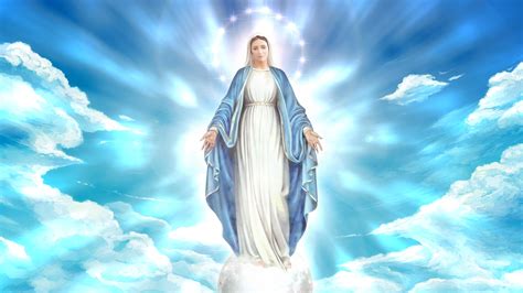 Blessed Virgin Mary Wallpaper Wallpapersafari Data Woman Of