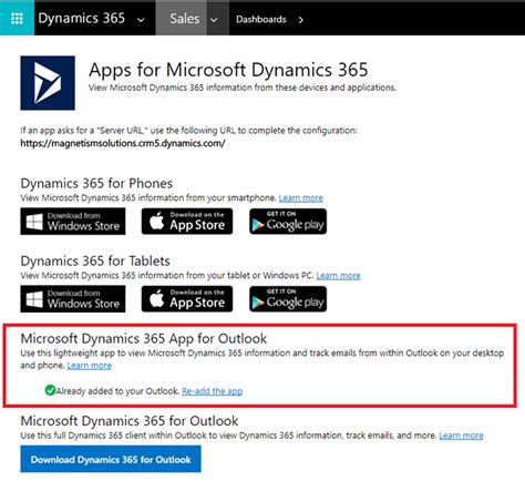Microsoft 365 apps for enterprise is one of these many plans. Introduction to Dynamics 365 App for Outlook - Microsoft ...