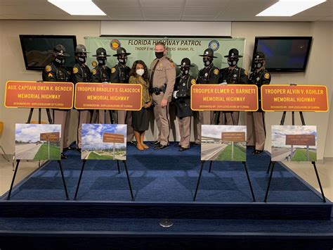 FHP Troopers Receive Roadway Designations - Florida Department of