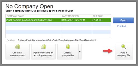 Find Quickbooks Company Data Files And Backups