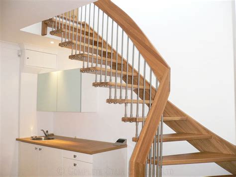 Advice on stair glass balustrade? Timber Staircase Stanmore with open risers - floating ...