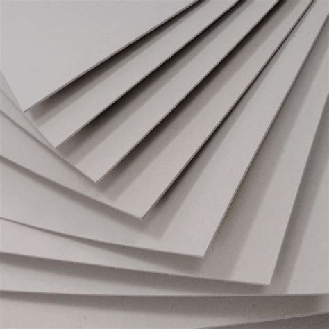 10 In A Pack A1 Paper Size Greyboard Thick Card 1000 Microns 1mm Grey