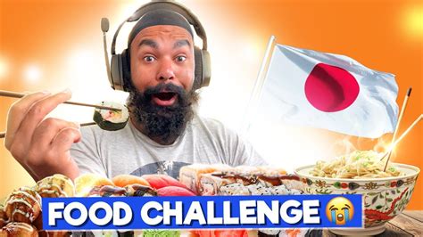 Trying Japanese Food Challenge Youtube