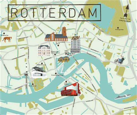 Rotterdam map - See Creativee | Map | Pinterest