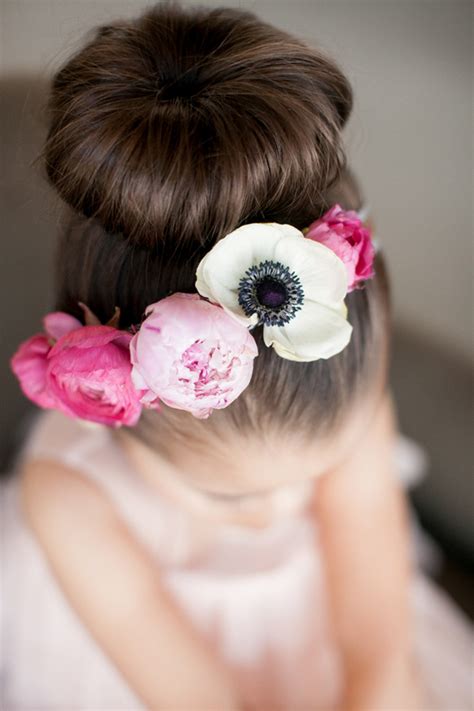 So girls like short hairs. { Ask Cynthia }: Wedding Inspirations | Bridal Ballerina Buns