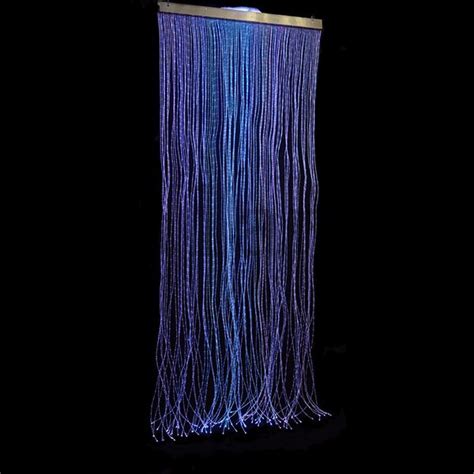 Sensory Optic Fiber Curtain Light Creates A Shimmering Cascade On Multi
