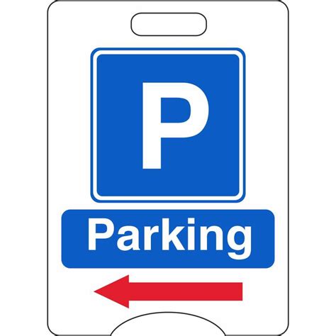 Parking Left Free Standing Parking Signs Free Standing Safety Signs
