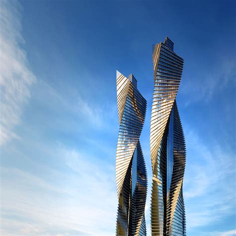 Dna Towers And Dancing Towers For The Future Skyline Of Dubai