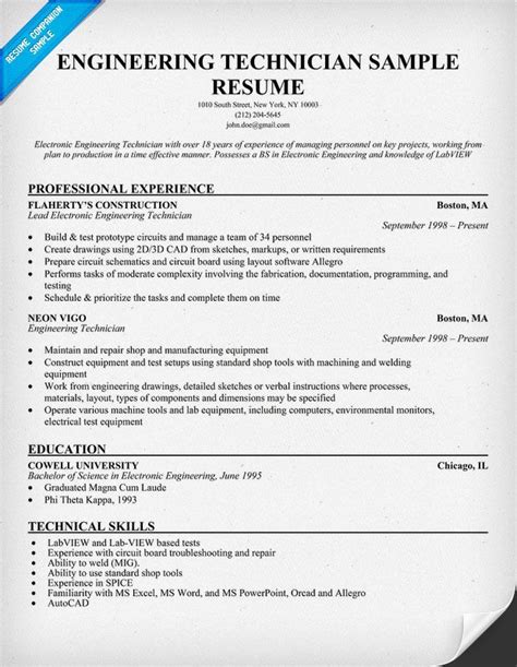 Looking for maintenance technician resume samples? Resume Samples and How to Write a Resume | Resume ...