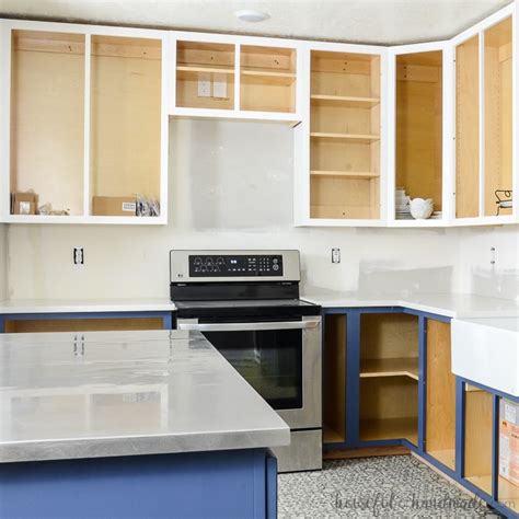View our selection of unfinished kitchen cabinets. How to Paint Unfinished Cabinets - Budget Kitchen Remodel ...
