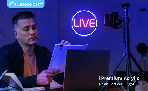Lumoonosity Live Neon Signs Led Live On Air Neon Lights For Twitch