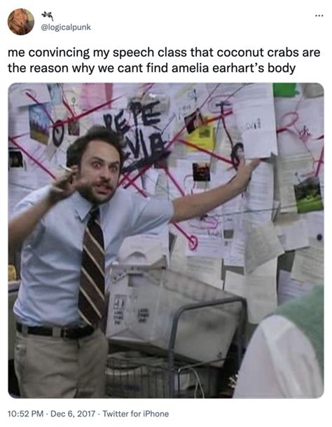Amelia Earhart Eaten By Coconut Crabs | Know Your Meme