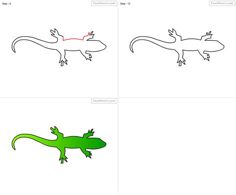 How To Draw Lizard For Kids Drawing Tutorials For Kids Drawings