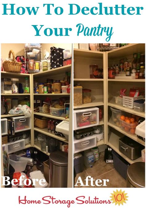 How To Declutter Pantry And Food Cupboards