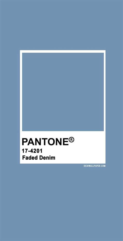 Pantone 2020 Springsummer Faded Denim 17 4201 Pantone 2020 Faded