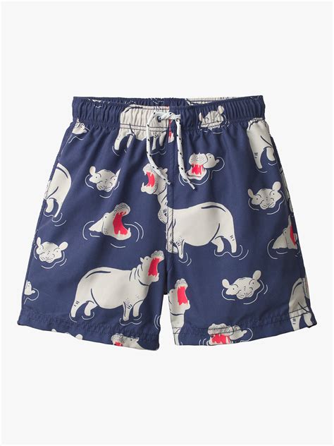 Mini Boden Boys Swimming Trunks Navy At John Lewis And Partners