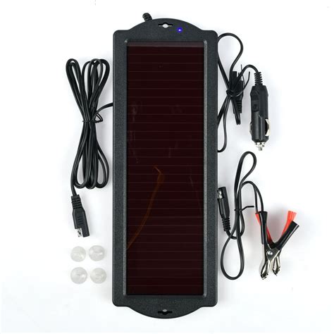 Ozark Trail 12 Volt Solar Battery Maintainer Trickle Charge With