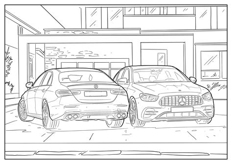 Malvorlage traktor mit kipper rooms project. Mercedes-Benz design sketches.