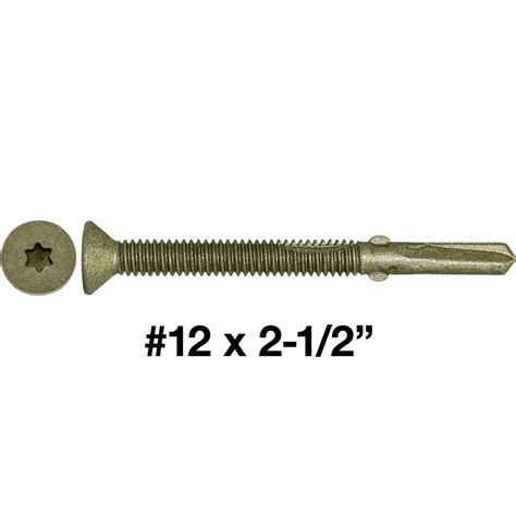 12x2 12 Reamer Tek Torxstar Head Self Drilling Wood To Metal Screws