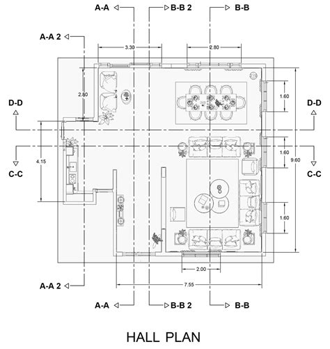 Proper dining room table dimensions for 4, 6, 8, 10 and 12. Living and dining room - Dimensions - Sketchup 2017 on Behance