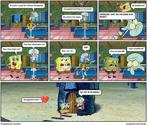 Spongebob In A Nutshell Comic Studio