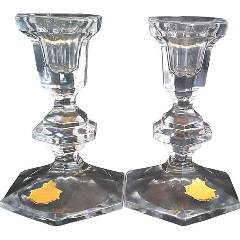 Get the best deals on candle holder clear crystal glass. Beyer Bleikristall Lead Crystal Regency Candlesticks ...