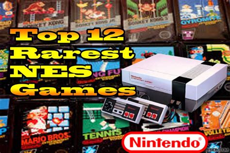 Top 12 Rarest NES Games | Most Expensive NES Games Ever - YouTube