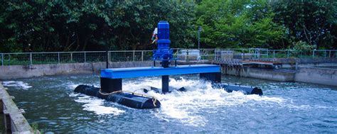 Floating Surface Aerator For Wastewater Treatment Corgin Ltd