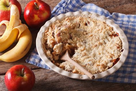 Recette crumble pomme - banane