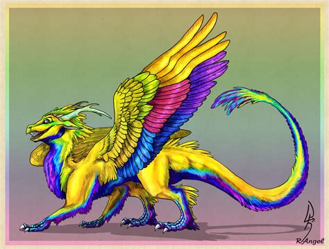 Dragon Of A Rainbow By Niarkan On Deviantart