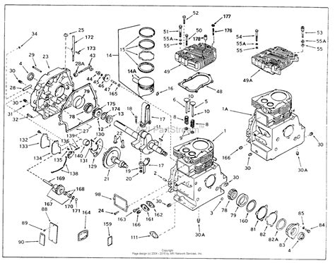 Tecumseh Sbh Sbh 305 Parts Diagram For Engine Parts List