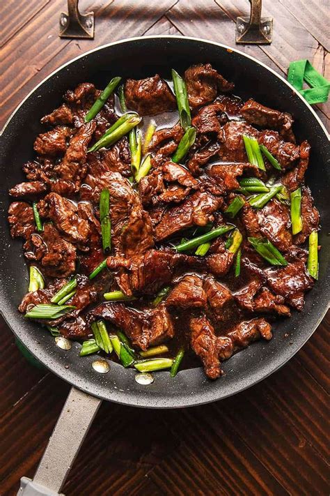 Two, the sweet flavor of the dark brown sugar mixed with the salty soy sauce and the strong ginger and garlic is incredibly addicting and three. Keto Friendly Mongolian Beef Recipe • Low Carb with ...