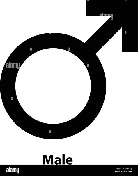 male symbol icon gender icon vector sign isolated on a white background illustration for