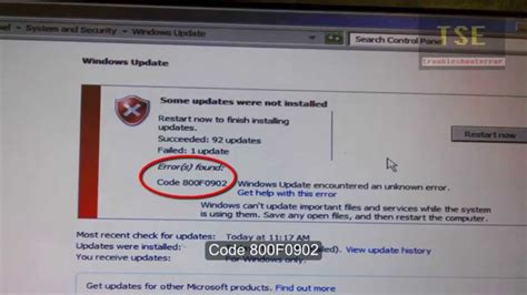 If you receive error code 0x800f081f when trying to use windows update to update your system, then you might miss some system crucial files, by resetting the windows update components you can easily fix this. Windows Update Error(s) found: Code 800F0902 8024001F ...