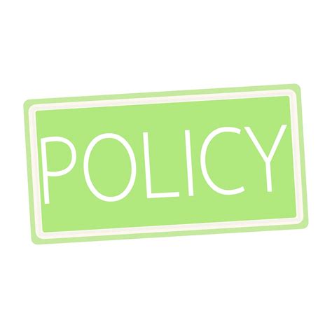 Policy White Stamp Text On Green Free Stock Photo Public Domain Pictures