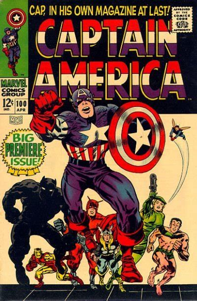 Captain America Vol 1 1968 1996 Marvel Comics