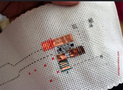 Conductive Thread Copper Tape And Chibitronics Sensors E Textiles