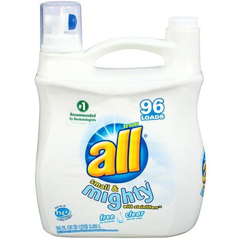 From Usa ★ All Powder Laundry Detergent Free Clear 52 Ounce 40 Loads