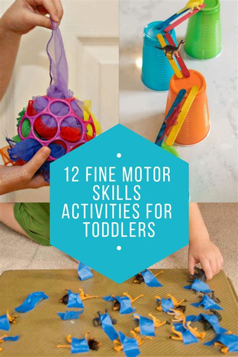 12 Fine Motor Skills Activities For Toddlers Mamanista