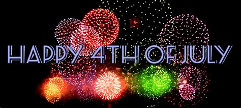 Happy 4th Of July Amazing Colorful Fireworks Animated  Pic Village