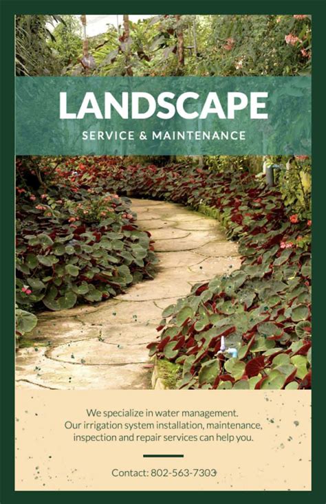 42 Best Landscaping Flyer Templates Landscaping Flyer Ideas And Examples