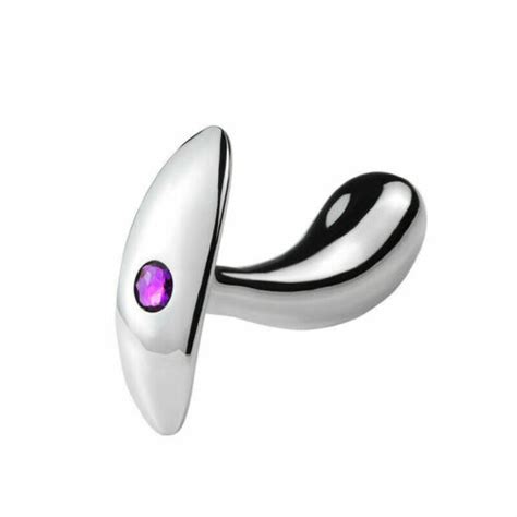 metal steel g spot anal butt plug prostate massage probe large sex toy men women ebay