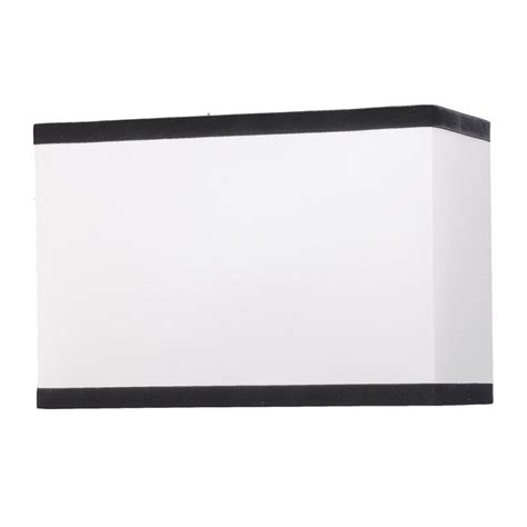 This wall light is made of a large rectangular white lamp shade and seems to hang effortlessly off the wall. Elstead Lighting Off White Rectangular Shade 44cm - Elstead Lighting from Lightplan UK
