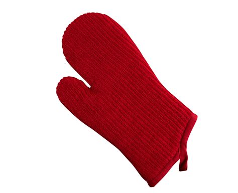 Mainstays Cotton Terry Oven Mitt 125 In X 7 In Red 1 Piece