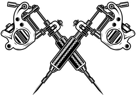 Animated Tattoo Gun Clipart You May Also Like Tattoo Style Or Rudder In