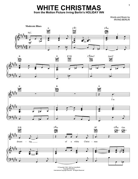 Eric Clapton White Christmas Sheet Music Pdf Notes Chords
