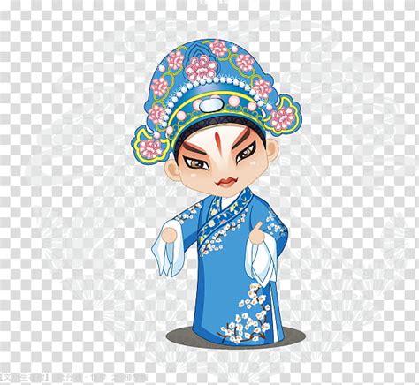Chinese Beijing Peking Opera Chinese Opera Mask Character Cartoon